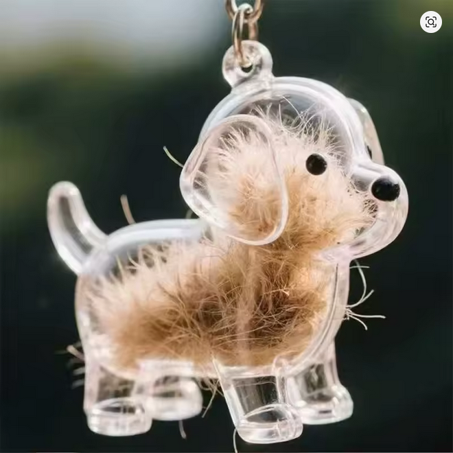 Hunde Haar Schlüsselanhänger
