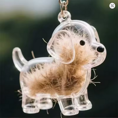 Hunde Haar Schlüsselanhänger